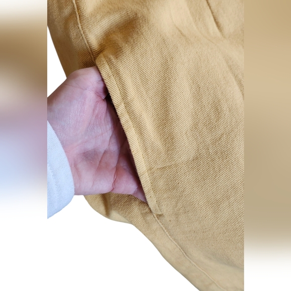 Chloe & Katie Mini Skirt W/ Pockets, Yellow Mini Skirt, XL Extra Large - Picture 4 of 7